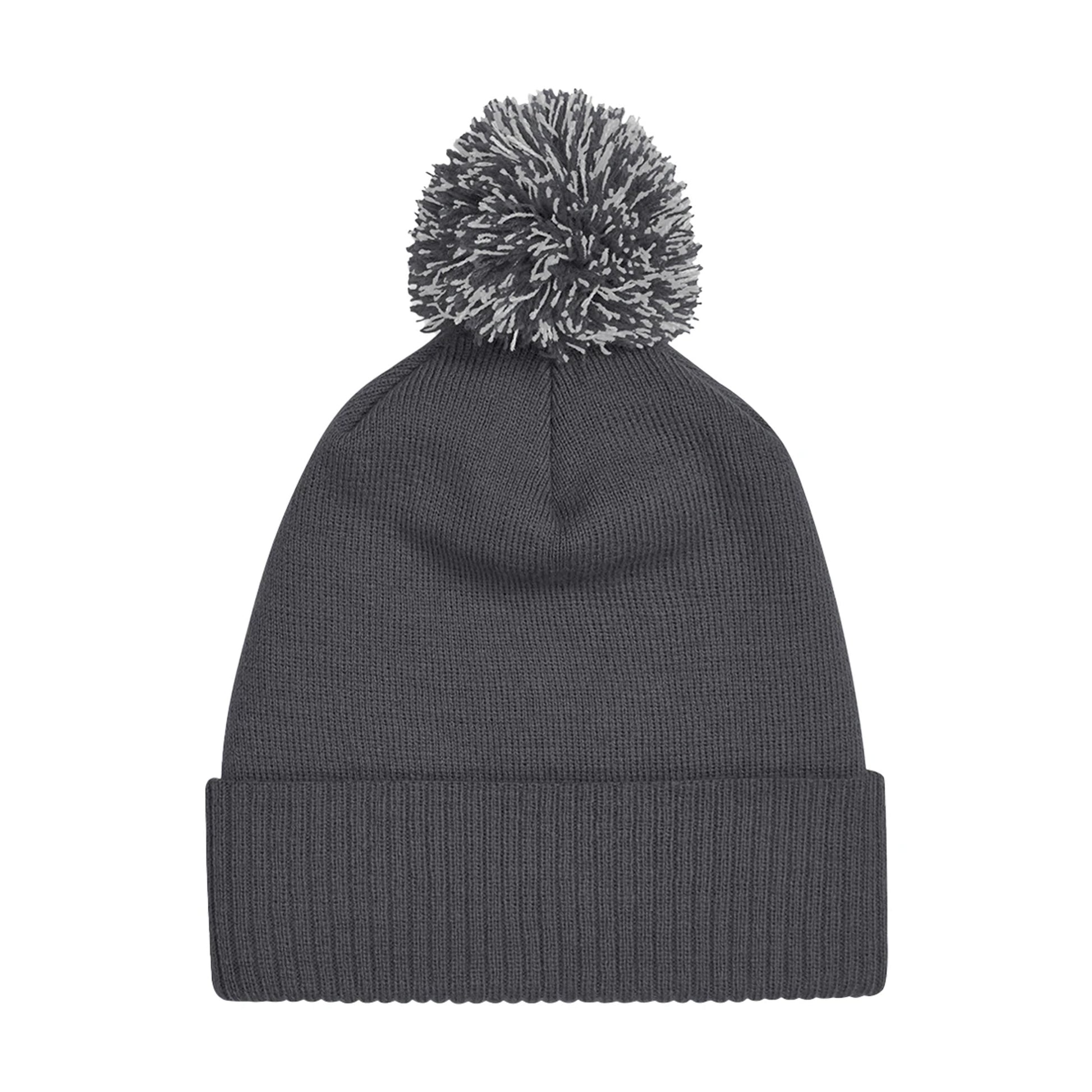 Graphite Grey-Light Grey - Back - Beechfield Unisex Adult Beanie