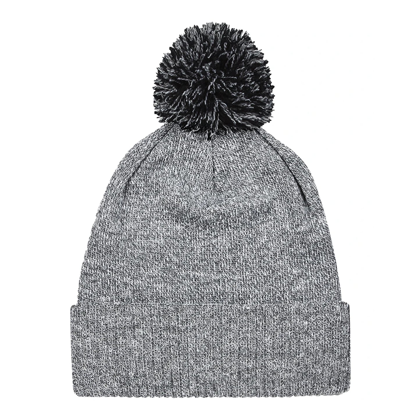 Heather-Black - Back - Beechfield Unisex Adult Beanie