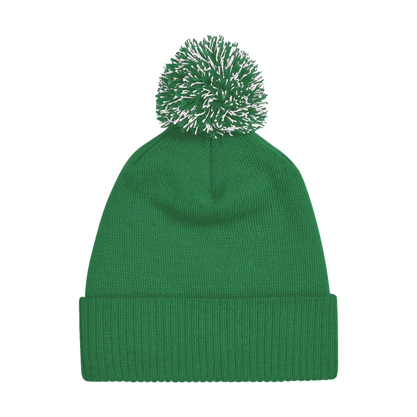 Kelly Green-White - Back - Beechfield Unisex Adult Beanie