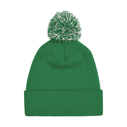 Kelly Green-White - Back - Beechfield Unisex Adult Beanie