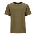 Military Green - Front - Next Level Childrens-Kids Short-Sleeved T-Shirt