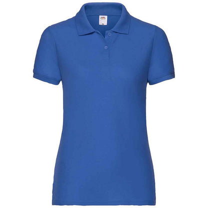 Royal Blue - Front - Fruit of the Loom Womens-Ladies Lady Fit Piqué Polo Shirt