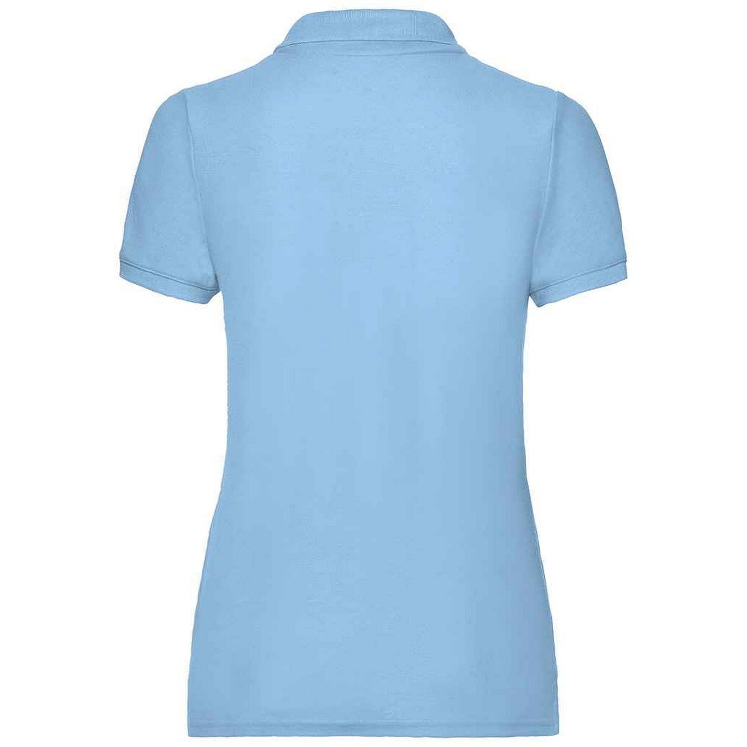 Sky Blue - Side - Fruit of the Loom Womens-Ladies Lady Fit Piqué Polo Shirt