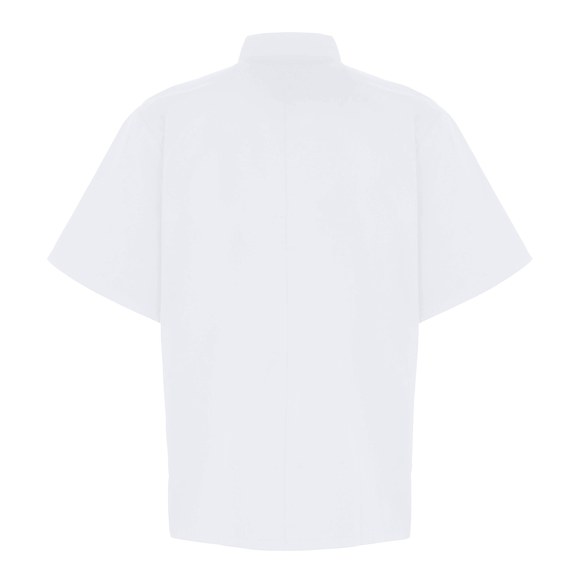 White - Back - Premier Unisex Adult Short-Sleeved Chef Jacket