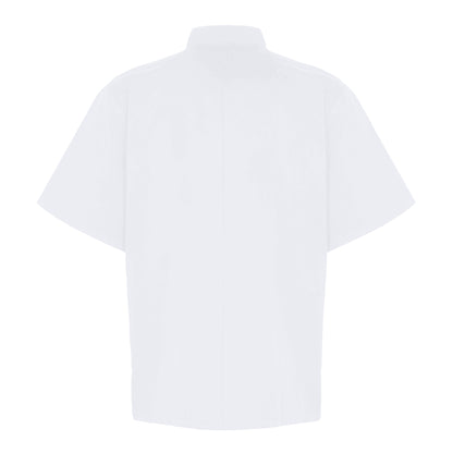 White - Back - Premier Unisex Adult Short-Sleeved Chef Jacket