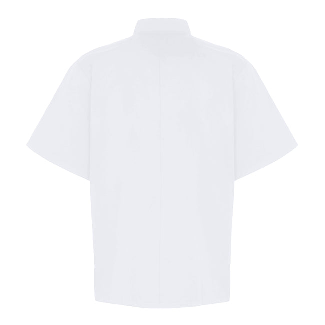 White - Back - Premier Unisex Adult Short-Sleeved Chef Jacket