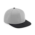 Grey-Black - Front - Beechfield Unisex Adult Snapback Cap