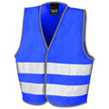 Royal Blue - Front - Result Childrens-Kids Enhanced Hi-Vis Vest