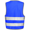 Royal Blue - Back - Result Childrens-Kids Enhanced Hi-Vis Vest