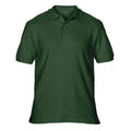 Forest Green - Front - Gildan Mens Double Piqué Polo Shirt