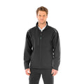 Black - Back - Result Genuine Recycled Mens Soft Shell Jacket