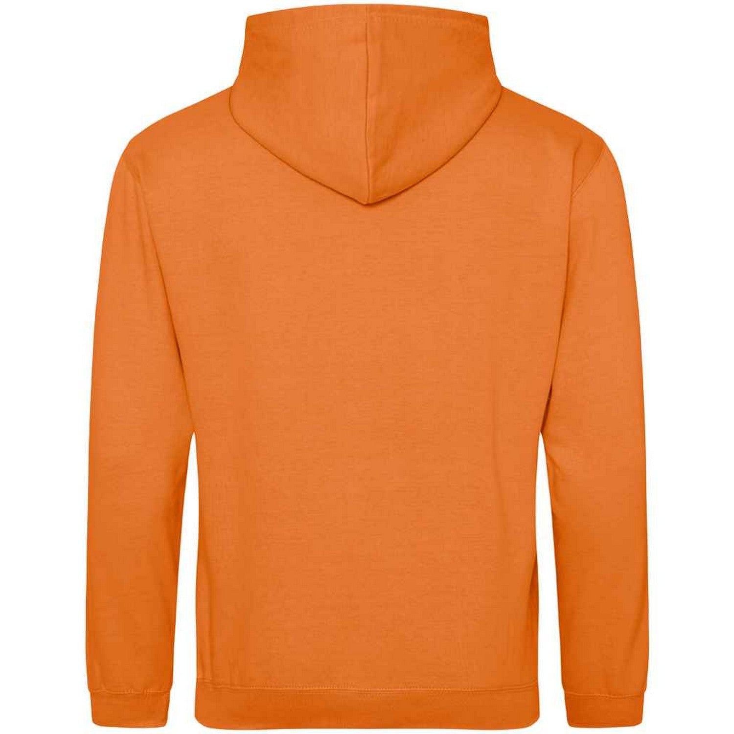 Orange Crush - Back - Awdis Unisex Adult College Hoodie