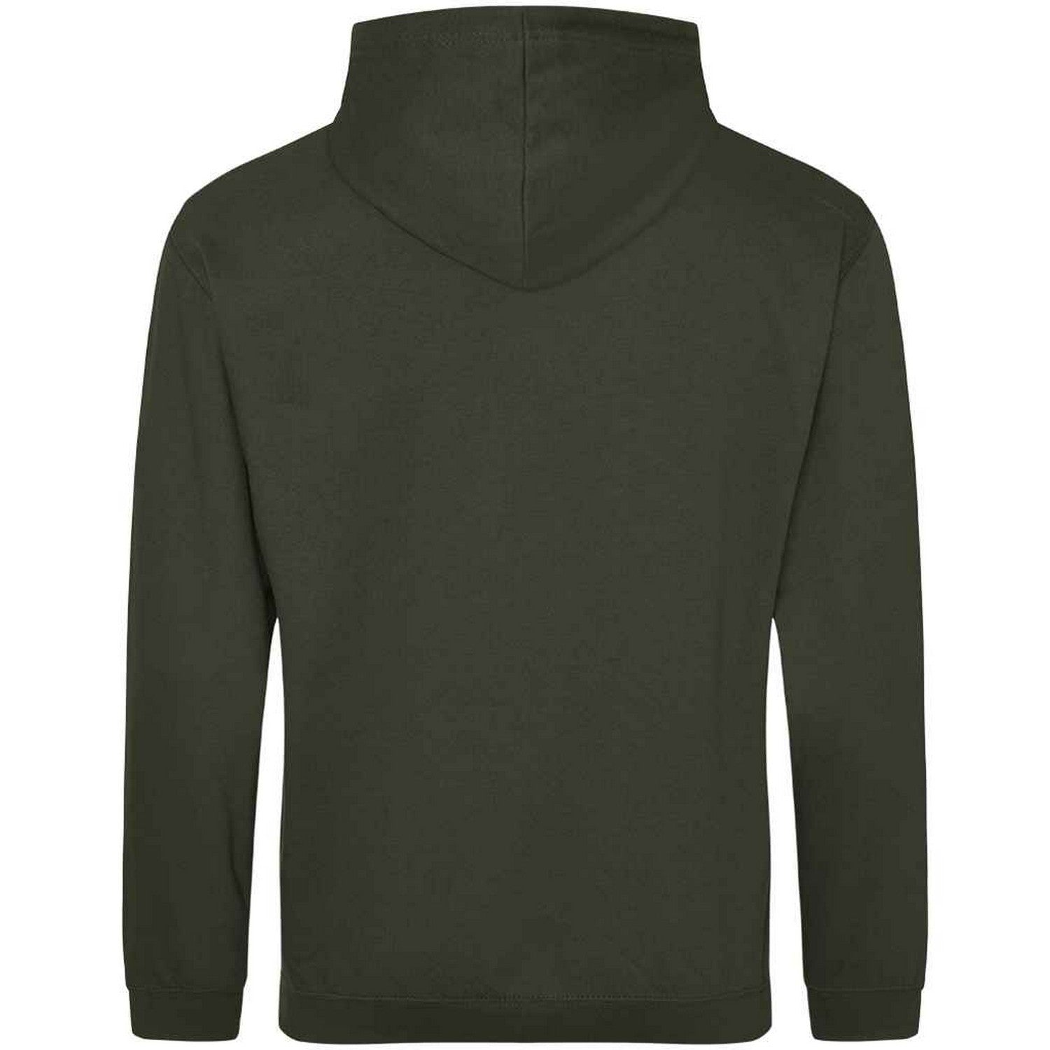 Combat Green - Back - Awdis Unisex Adult College Hoodie