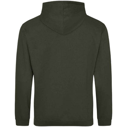 Combat Green - Back - Awdis Unisex Adult College Hoodie