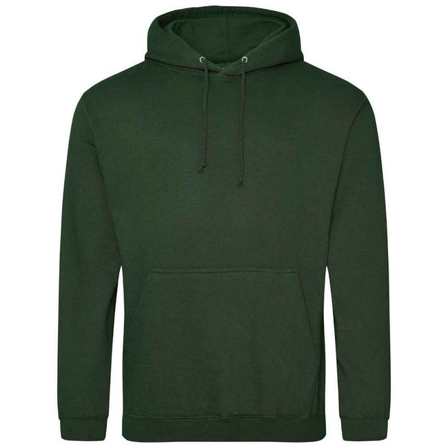 Forest Green - Front - Awdis Unisex Adult College Hoodie