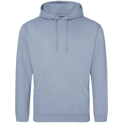 Dusty Blue - Front - Awdis Unisex Adult College Hoodie