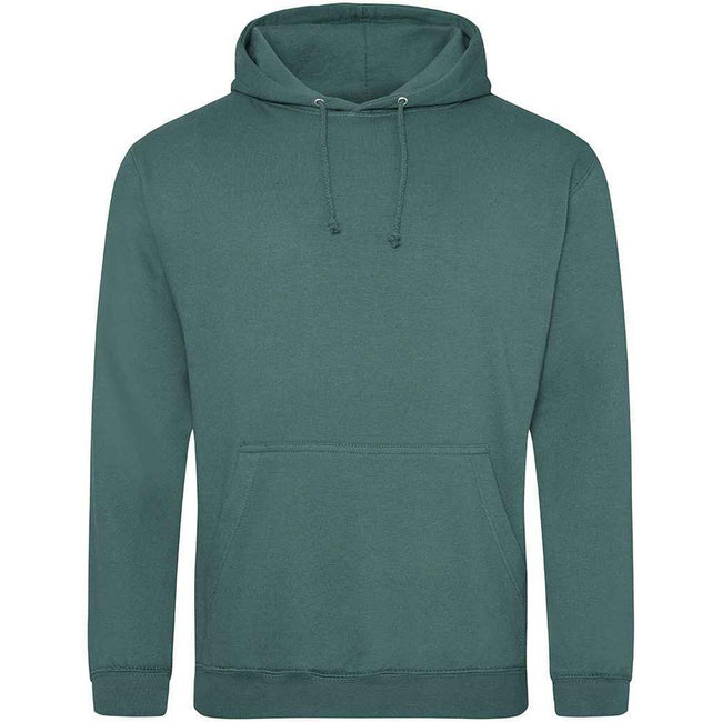 Moss Green - Front - Awdis Unisex Adult College Hoodie