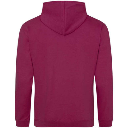 Cranberry - Back - Awdis Unisex Adult College Hoodie
