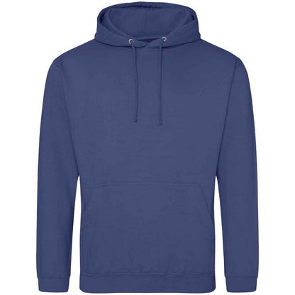Denim - Front - Awdis Unisex Adult College Hoodie