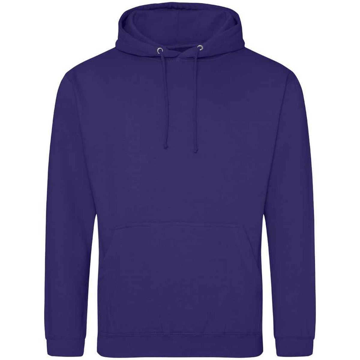 Ultra Violet - Front - Awdis Unisex Adult College Hoodie