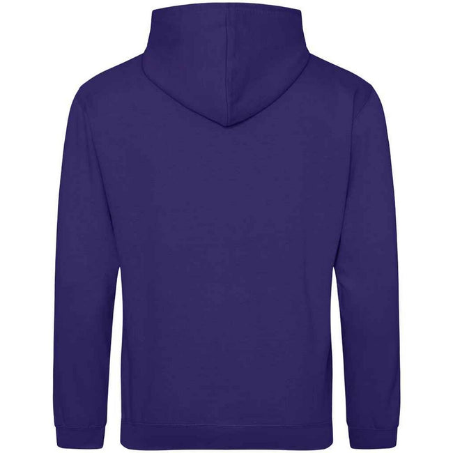 Ultra Violet - Back - Awdis Unisex Adult College Hoodie