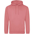 Dusty Rose - Front - Awdis Unisex Adult College Hoodie