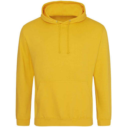 Gold - Front - Awdis Unisex Adult College Hoodie