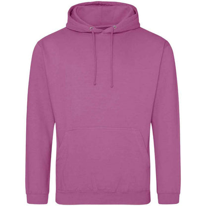 Pinky Purple - Front - Awdis Unisex Adult College Hoodie