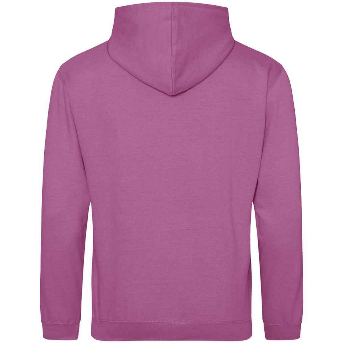 Pinky Purple - Back - Awdis Unisex Adult College Hoodie