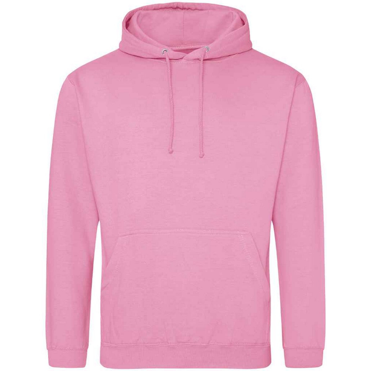 Candyfloss Pink - Front - Awdis Unisex Adult College Hoodie