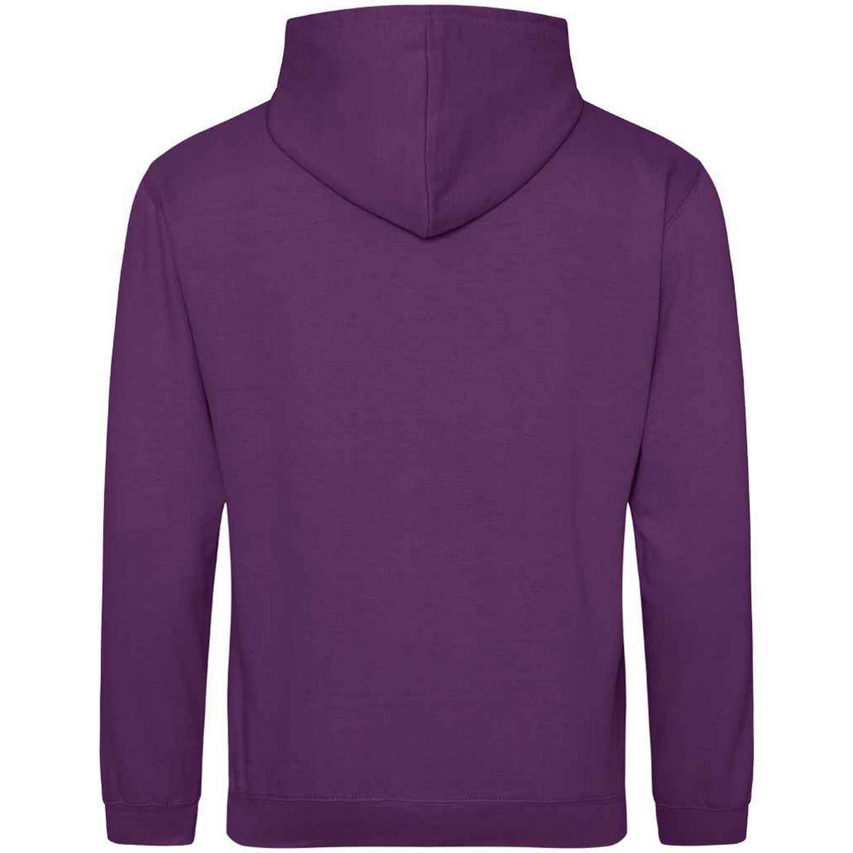 Magenta Magic - Back - Awdis Unisex Adult College Hoodie