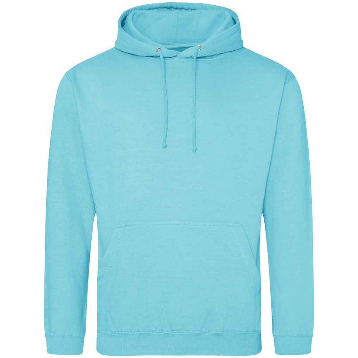 Turquoise Surf - Front - Awdis Unisex Adult College Hoodie