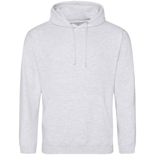 Ash - Front - Awdis Unisex Adult College Hoodie