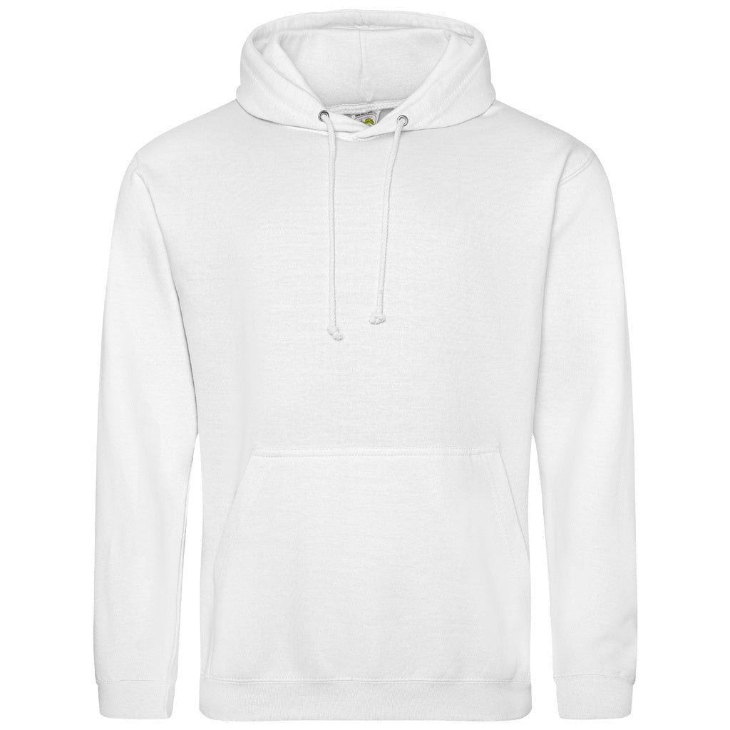 Arctic White - Front - Awdis Unisex Adult College Hoodie