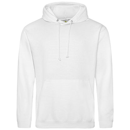 Arctic White - Front - Awdis Unisex Adult College Hoodie