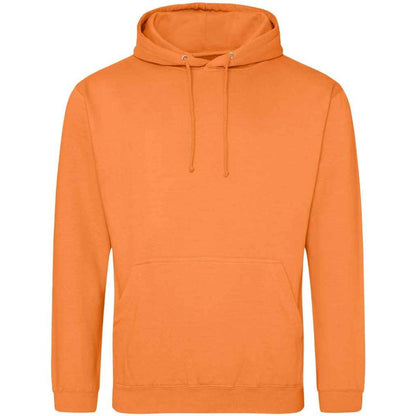 Light Orange - Front - Awdis Unisex Adult College Hoodie