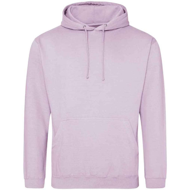 Lilac - Front - Awdis Unisex Adult College Hoodie