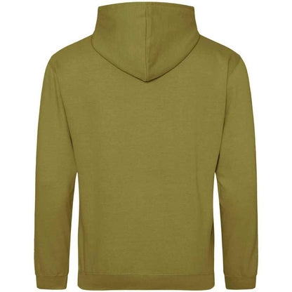 Khaki Green - Back - Awdis Unisex Adult College Hoodie