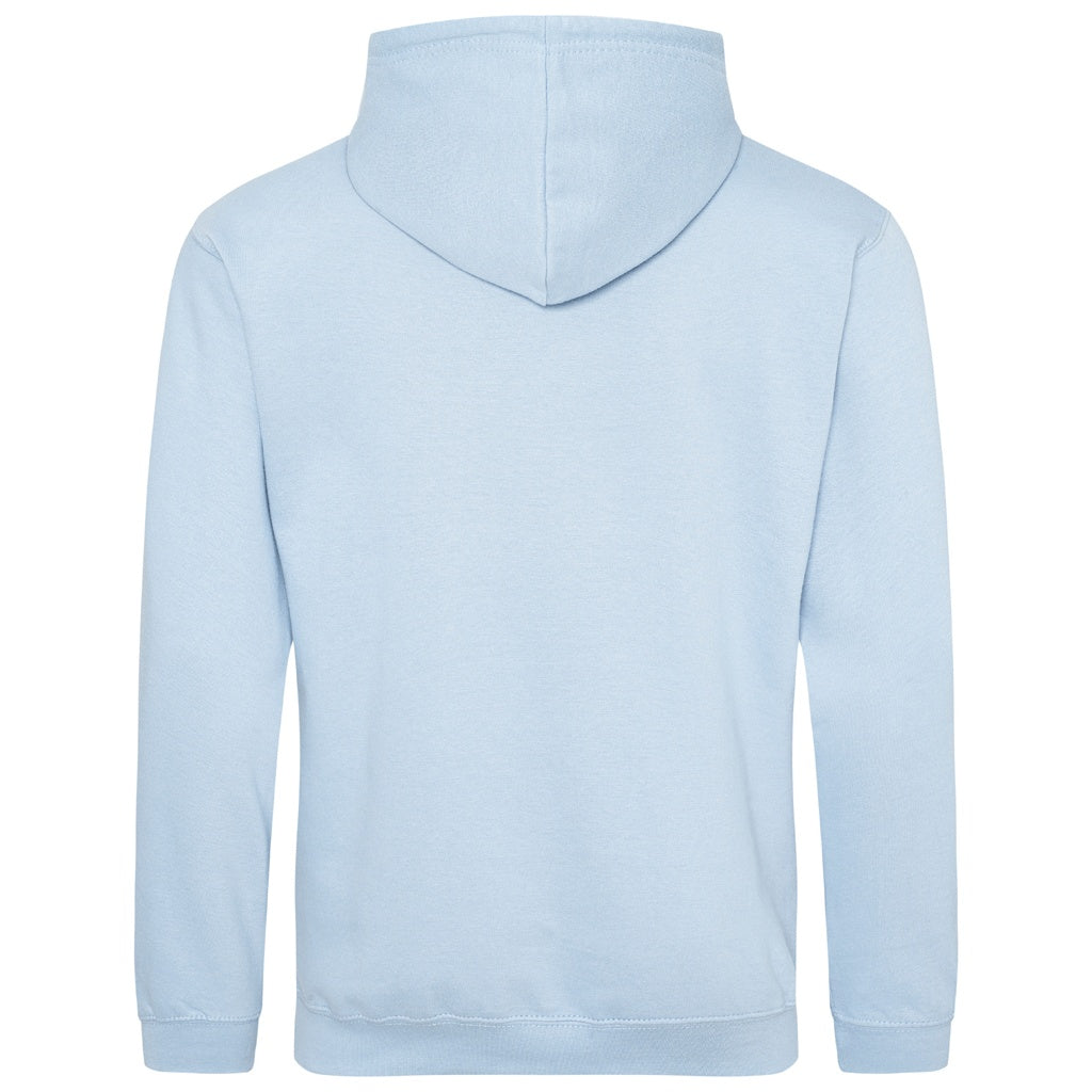 Sky Blue - Back - Awdis Unisex Adult College Hoodie