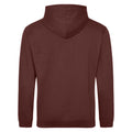 Chocolate Fudge Brownie - Back - Awdis Unisex Adult College Hoodie
