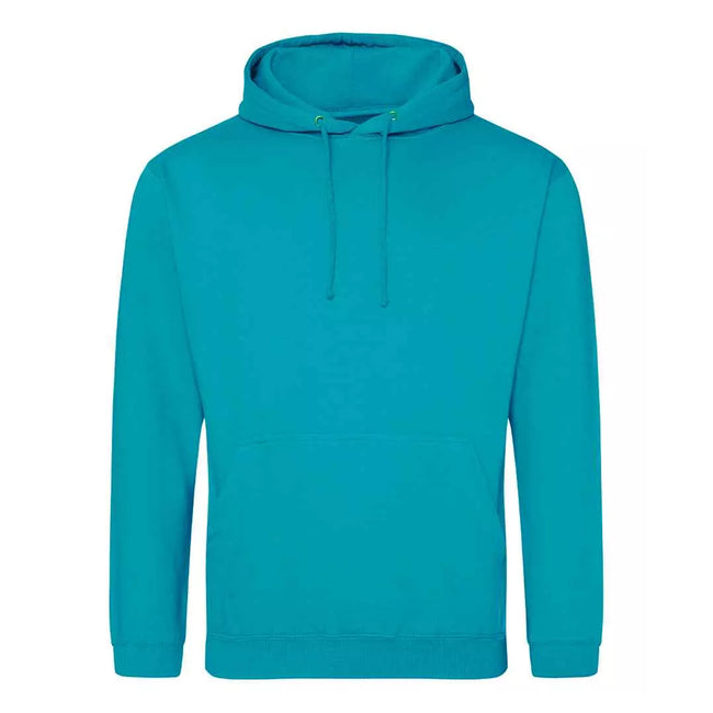 Lagoon Blue - Front - Awdis Unisex Adult College Hoodie