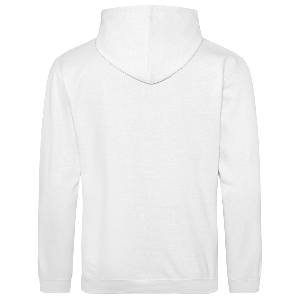 Arctic White - Back - Awdis Unisex Adult College Hoodie