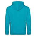 Lagoon Blue - Front - Awdis Unisex Adult College Hoodie