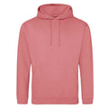 Dusty Rose-Dusty Rose - Front - Awdis Unisex Adult College Hoodie