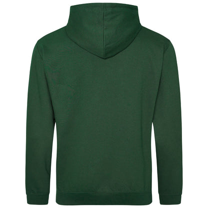 Bottle Green - Back - Awdis Unisex Adult College Hoodie