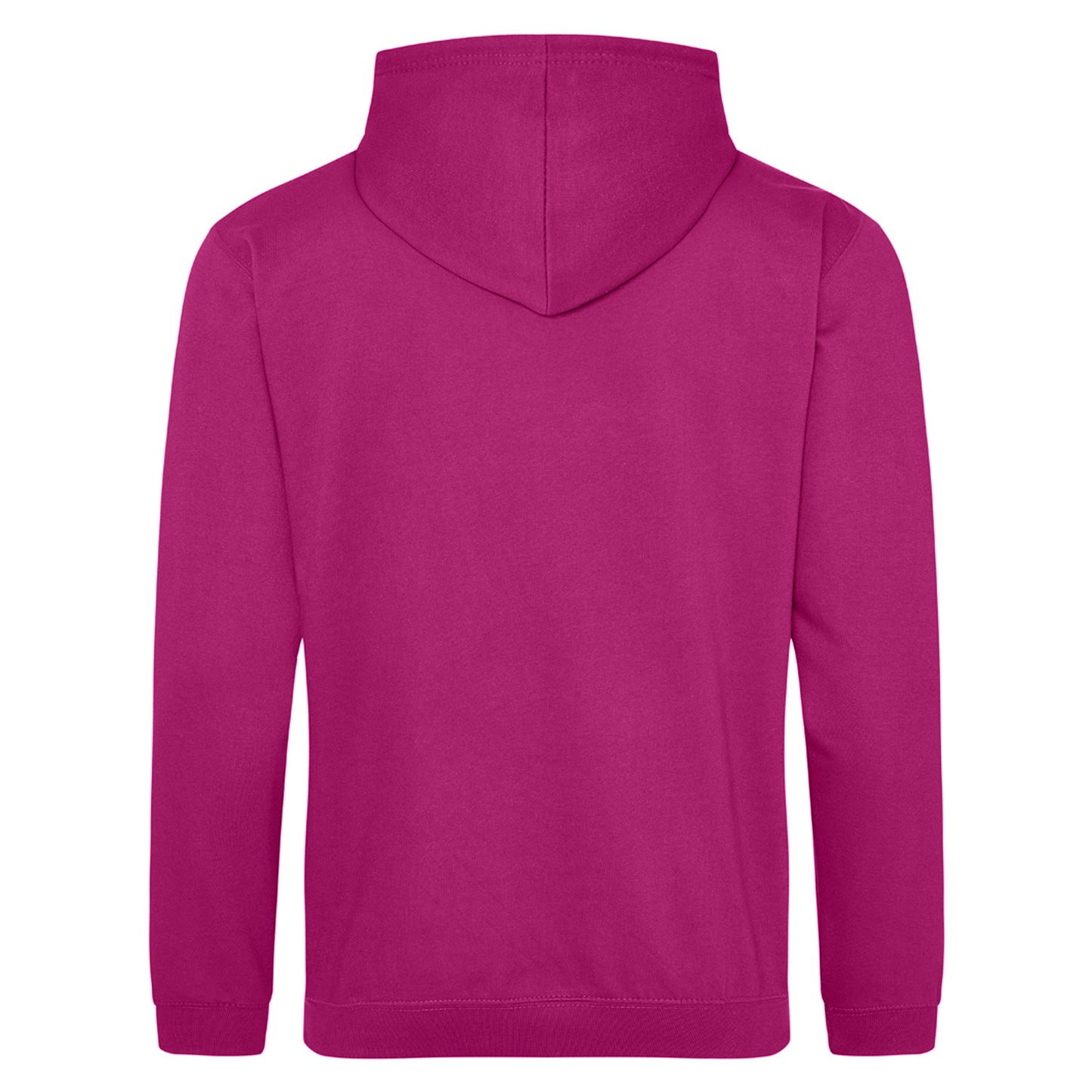 Festival Fuchsia - Back - Awdis Unisex Adult College Hoodie