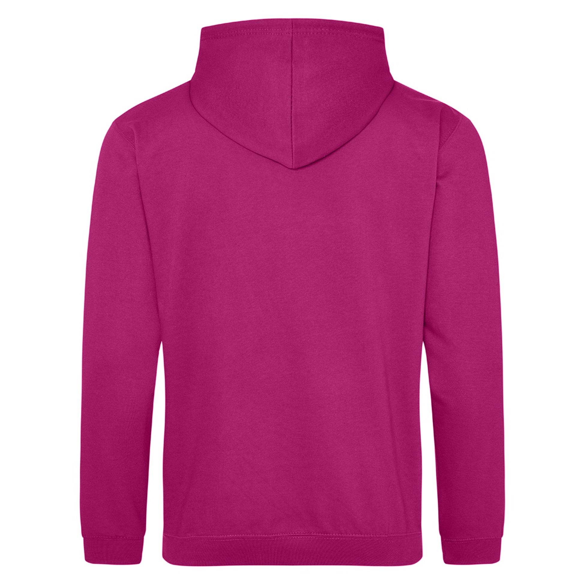 Festival Fuchsia - Back - Awdis Unisex Adult College Hoodie