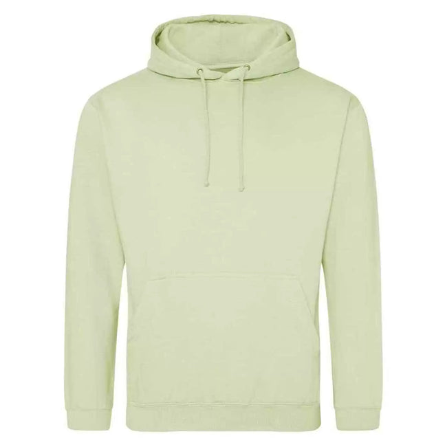 Pistachio - Front - Awdis Unisex Adult College Hoodie