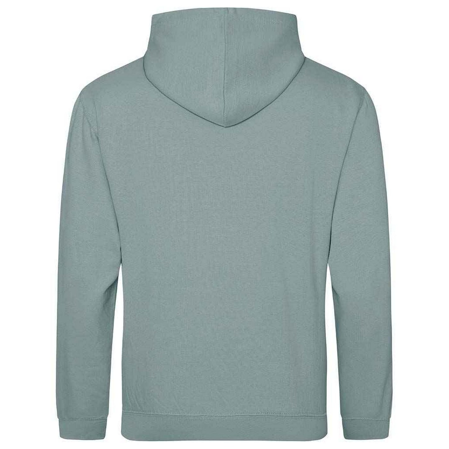 Dusty Green - Back - Awdis Unisex Adult College Hoodie