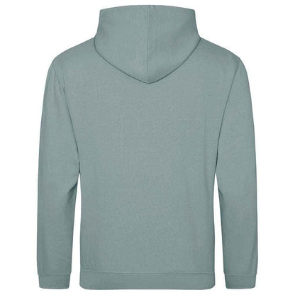 Dusty Green - Back - Awdis Unisex Adult College Hoodie